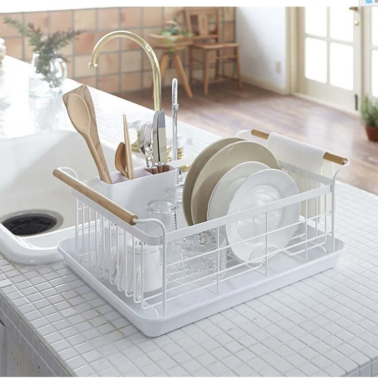 

Stainless Network Storage Rack Northern European-Style Dish Drain Basket Tableware Kitchen Storage Shelf Wholesale Consignment