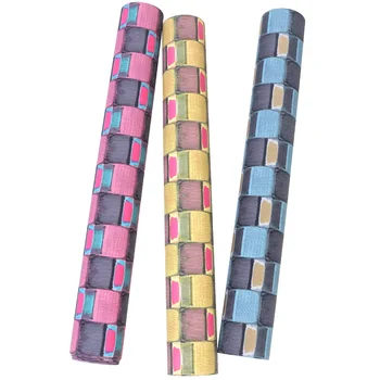 

Wallpaper Blue Mosaic Lattice Modern room dining room bedroom nordic wallpape