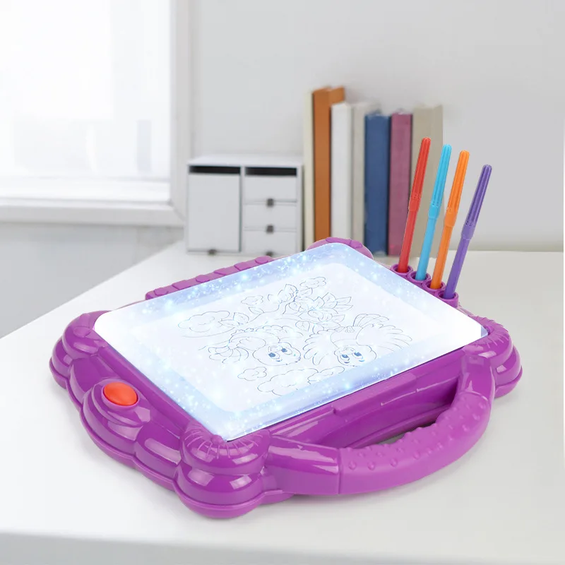 Детская игрушка для рисования, стиль, граффити, полоса, 12 цветов, ручка, светильник, цвет, сделай сам, игрушка для детского сада