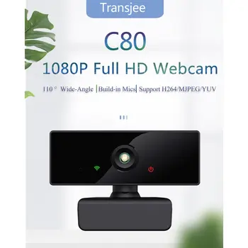 

1080P HD Webcam with Mic Rotatable PC Desktop Web Camera Cam Mini Computer WebCamera Cam Video Recording Work