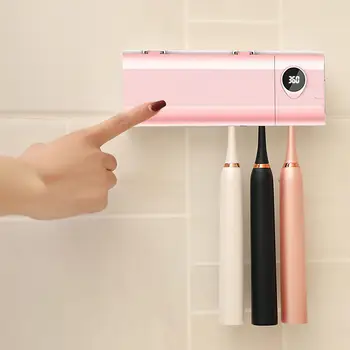 

Smart Wall Mount Rechargeable UV Light Disinfection Box Toothbrush Sterilizer