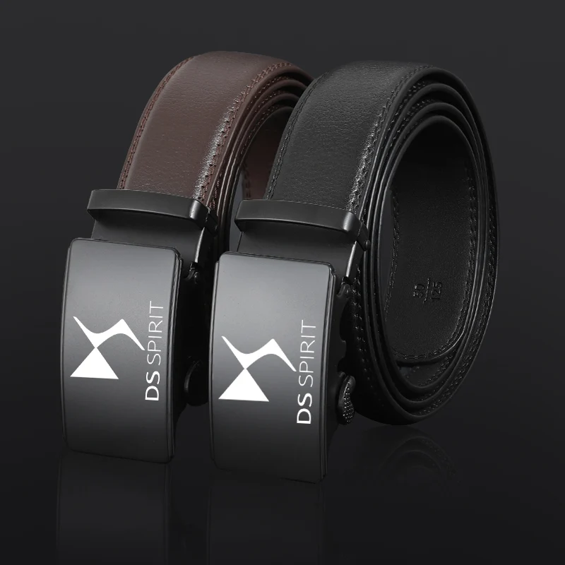 Men Belts Metal Automatic Buckle High Quality Leather For DS SPIRIT DS3 DS4 DS4S DS5 5LS DS6 DS7 | Автомобили и мотоциклы