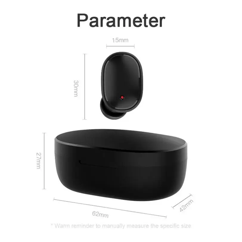 TWS Bluetooth 5 0 Wireless Headset Touch Control Headphone Noise Canceling Earbuds Waterproof Mini Sports Gaming Earphone