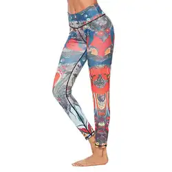 Для женщин Высокоэластичный, для фитнеса спортивные Леггинсы узкие брюки спортивная одежда для бега спортивные штаны лосины Костюмы