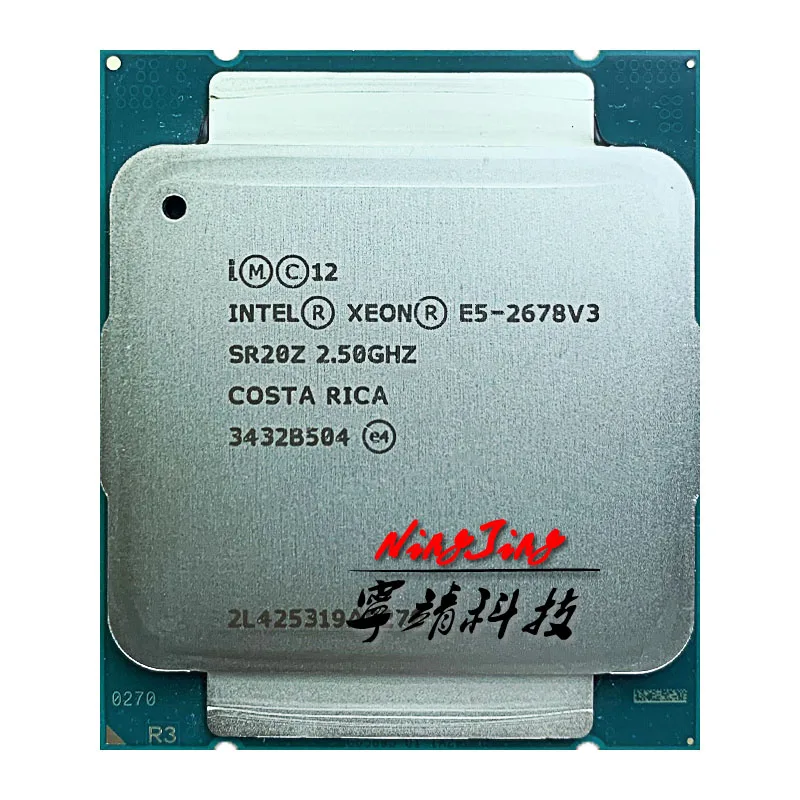 Процессор Intel Xeon E5 2678V3 2678v3 2678 v3 2 5 ГГц двенадцатиядерный двадцать четыре потока