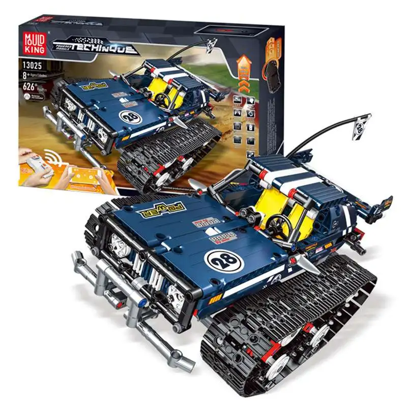 

Mould King 2.4G DIY Smart RC Robot Car Block Building Bluetooth APP/Stick Control Programmable Robot Car Toy
