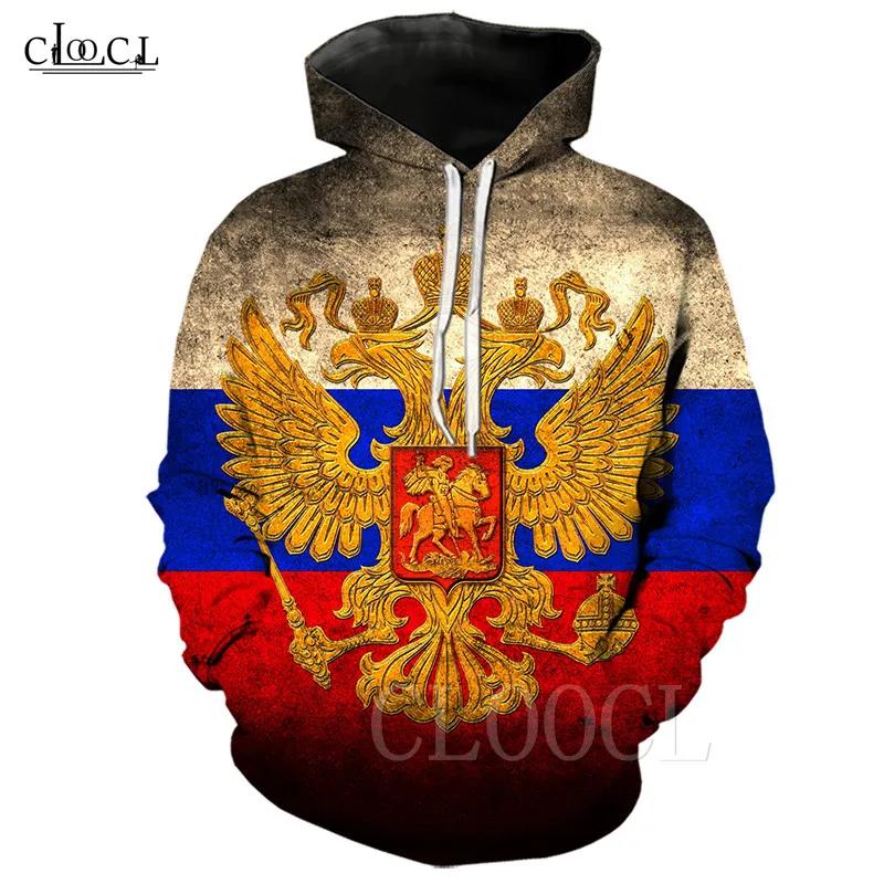 Мужская/Женская толстовка унисекс в стиле Харадзюку с национальным гербом 3D