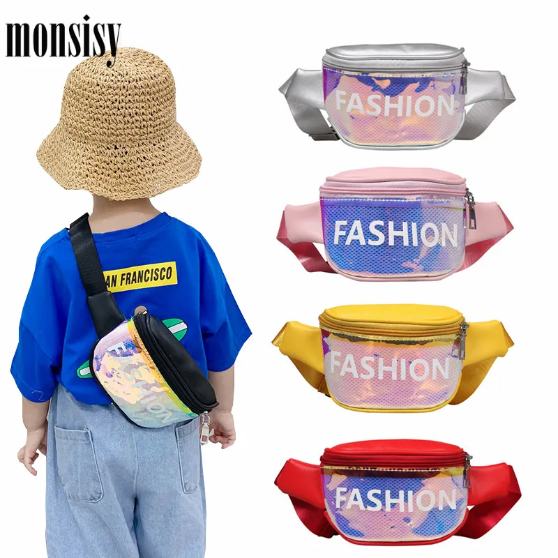 Детская поясная сумка Monsisy из искусственной кожи для мальчиков и девочек модная