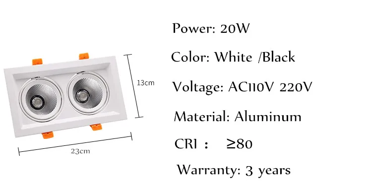 LED格栅灯15_30双头方形筒灯网格葡萄架铝格栅嵌入式商用斗胆射灯-tmall_05
