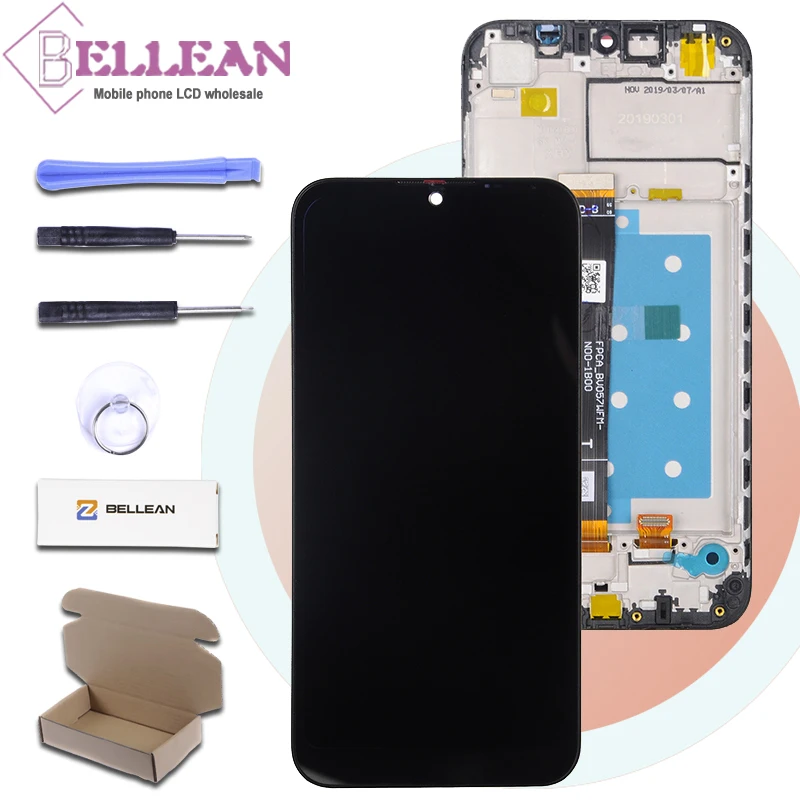 

HH Promotion For Huawei Honor 8S Lcd With Touch Screen Digitizer Assembly Y5 2019 KSE-LX9 KSA-LX9 Display With Frame Free Ship