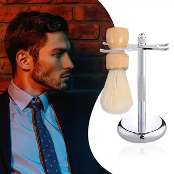 

Hot Sale Men's Shaving Razor & Brush Stand Shaver Stainless Steel Holder Stand Kit Pro Rack G0304