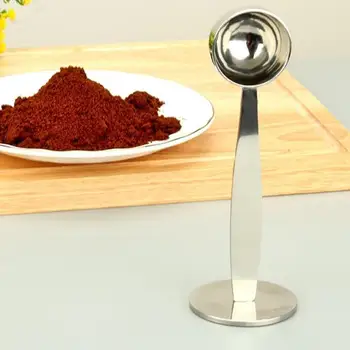 

New Stainless Steel Stand Coffee Spoon Powder Measuring Tamper Spoon Coffeeware Coffee & Tea Tools Coffee Tampers
