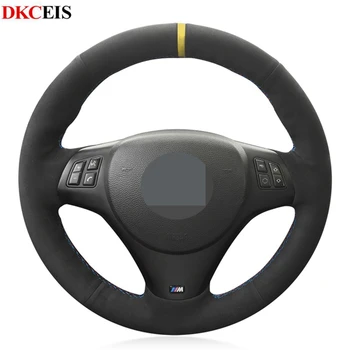 

DIY Hand-stitched Black Soft Suede Hand Sew Car Steering Wheel Cover for BMW M Sport M3 E90 E92 E91 E93 E87 E81 E82 E88 X1 E84