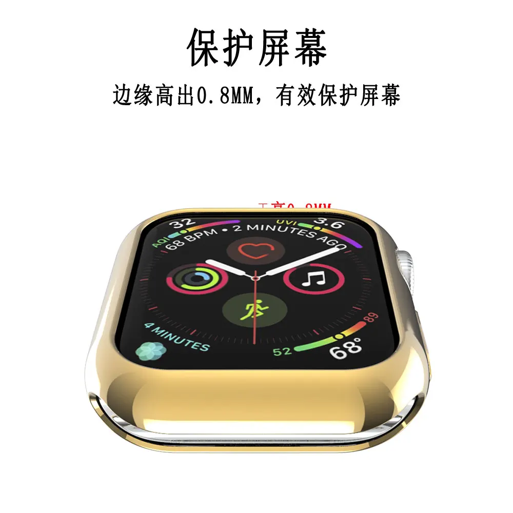 Защитный чехол для Apple Watch 4, 3, 2, 1, 40 мм, 44 мм, мягкий ТПУ чехол для Iwatch 4, 3, 2, 1, 38 мм, 42 мм