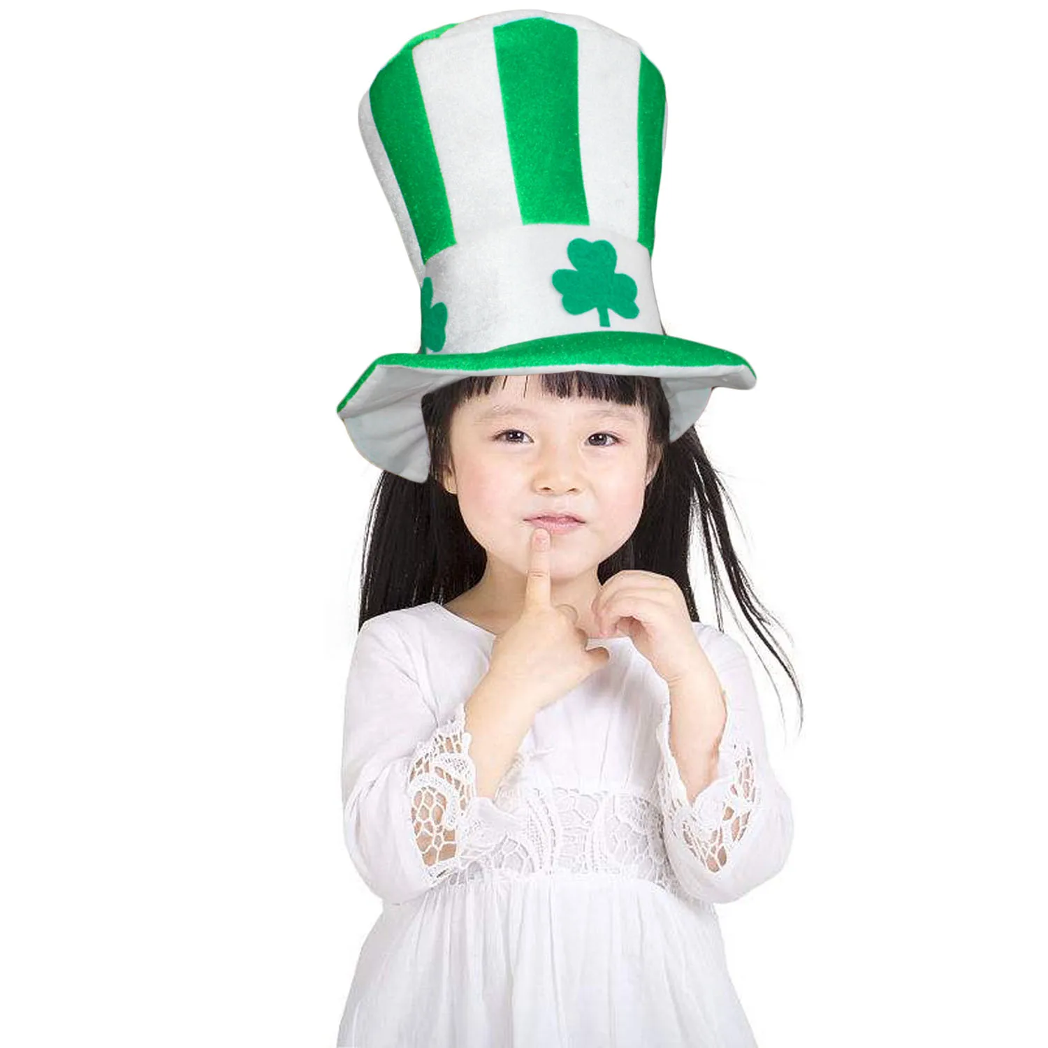 Зеленый День Святого Патрика Leprechaun топ шляпа ирландский Забавный костюм Святого Патрика Кепка Клевер шляпы фото стенд реквизит
