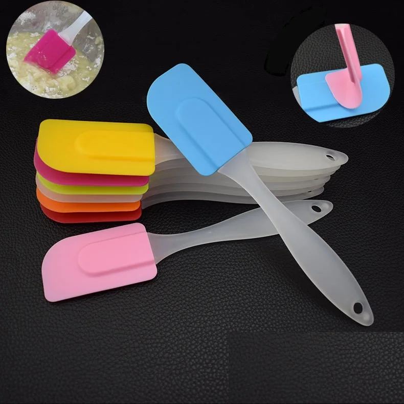 

1PC Silicone Cake Scraper Multi-purpose Scraper Spatula Utensil Cooking Cake Scraper Baking High Temperature Resistance