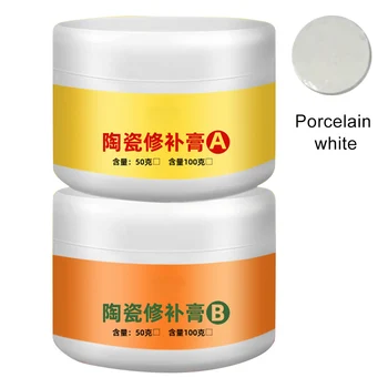 

Tile Repair Agent Paste Tub Repair Kit White Tile Shower Repair Kit for Fiberglass Porcelain Ceramic Fix Crack DNJ998