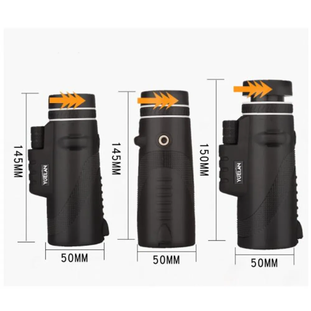 Yuelan 8x50 HD Telescope Outdoor Concert Army Hunting Monocular D10107