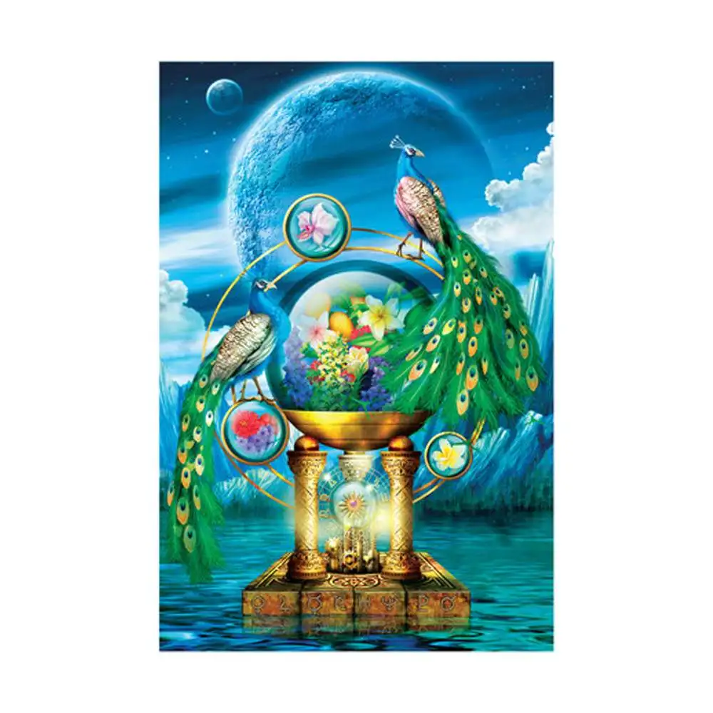 

1000 Pieces 3D DIY Jigsaw Puzzle Toy Assembly Paper Puzzle Set Painting Landscape Toy for Children/adults