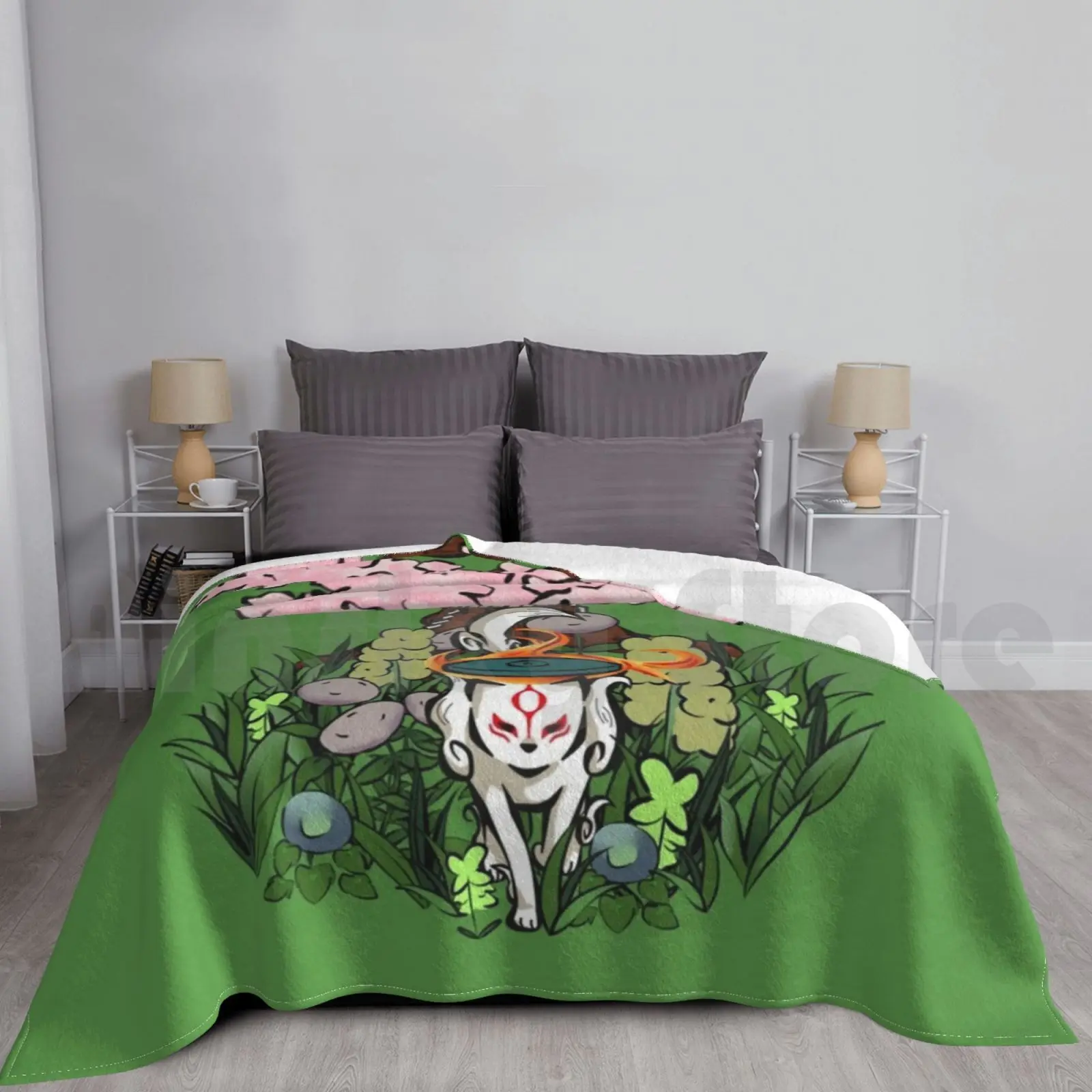 Okami Amaterasu Coperta Fashion Custom Okami Amaterasu Gaming Ps2 Ps3 Ps4 Switch Videogiochi Fanart Fan