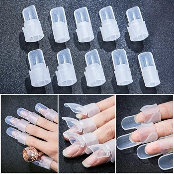 

Nail Protector Cover Nail Manicure Tools for Finger Cover Nail Polish Shield Protector 10 Sizes Nail Polish Protector