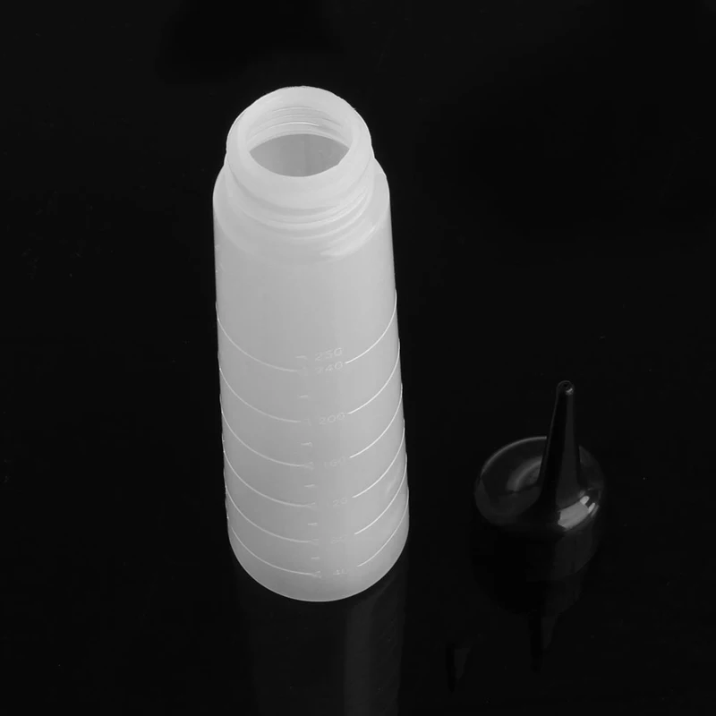 Бутылка разового шампуня с шкалой 250 мл ванная для собак бутылка соотношением