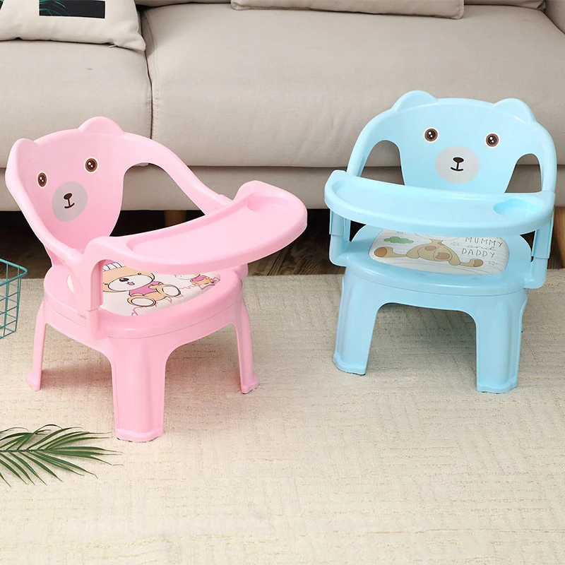 Детский сад детские стульчики для кормления детские сиденья и диван Мультяшные Нескользящие противоопрокидывающиеся детские безопасные настольные стулья