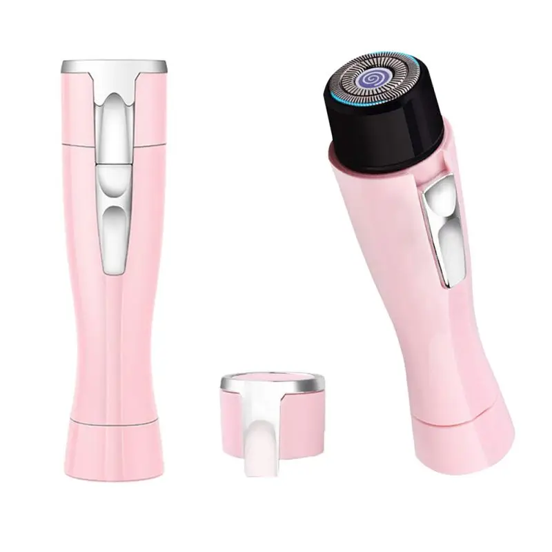 Мини эпилятор для женщин Машинка удаления волос на лице водонепроницаемый