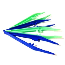 20 шт. Пинцет медицинские бусины маленькие пластиковые щипцы пинцеты инструменты для рукоделия ювелирных изделий DIY случайные цвета C1757 g