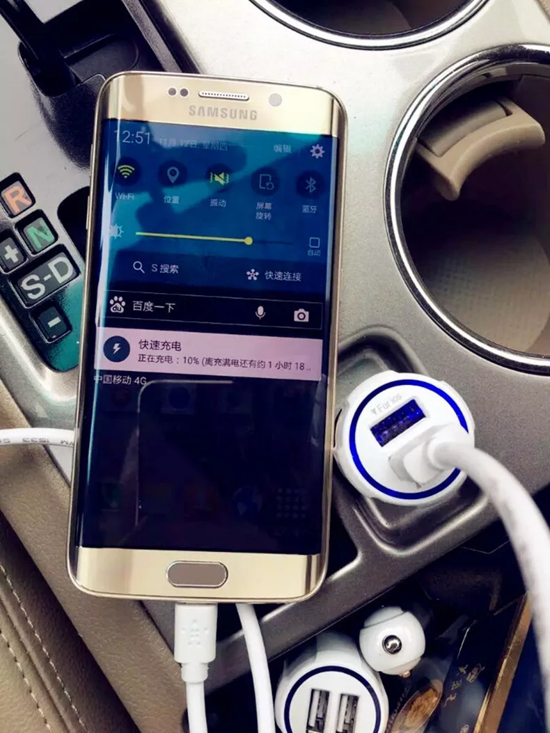 Qc3.0 автомобильное зарядное устройство с двойным USB многофункциональное автомобильное зарядное устройство с быстрой зарядкой OnePlus 2 Автомобильное зарядное устройство для мобильного телефона Стиль Автомобильное зарядное устройство