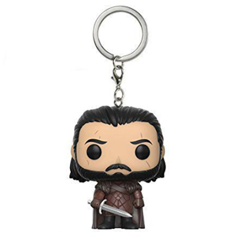 Jon snow New Игра престолов брелок Aharri Poter отряд самоубийц Ходячие мертвецы Dragon Ball Doctor Who брелок для ключей - Цвет: Jon snow New