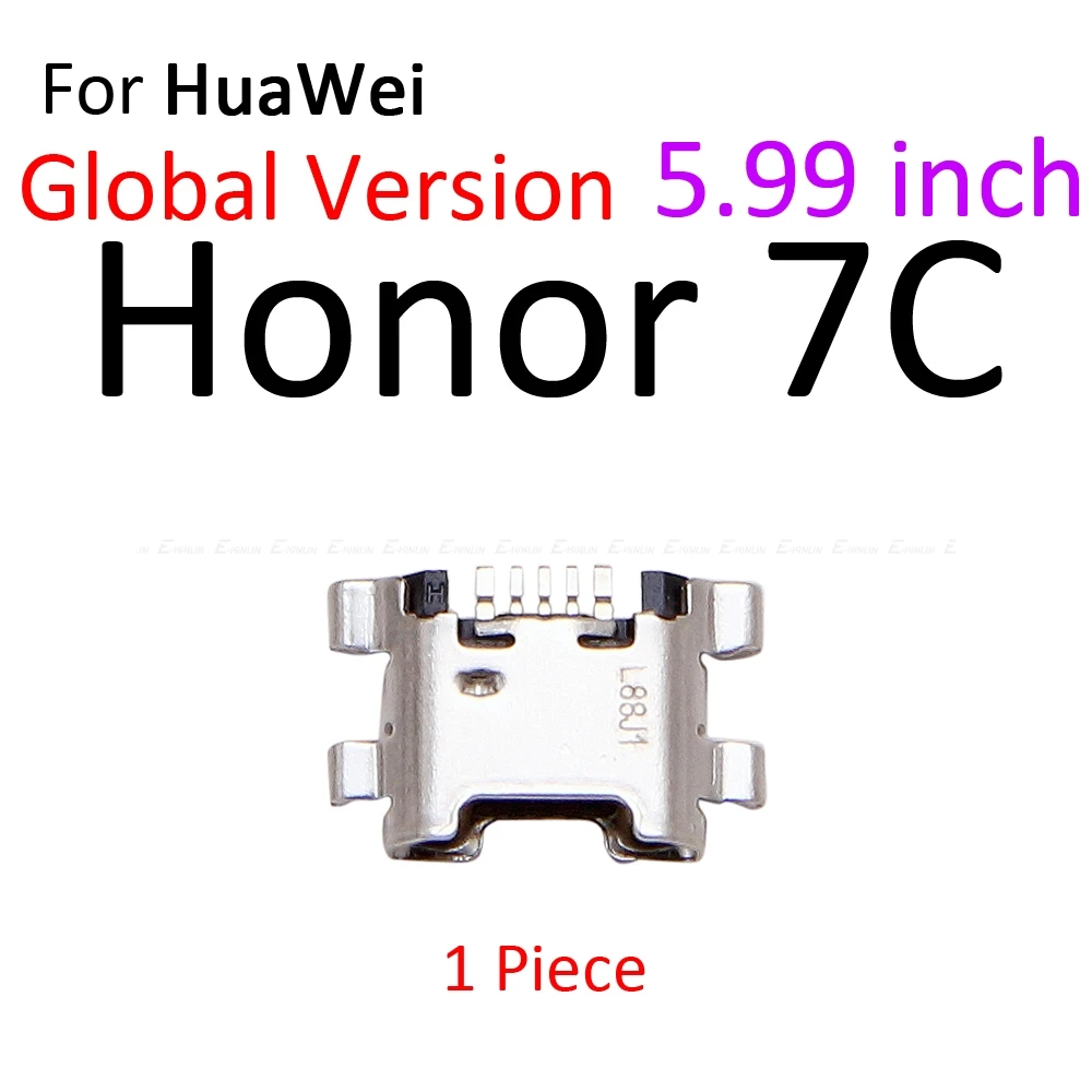 Разъем USB разъем для зарядки док-станции Порт для HuaWei Honor Play 7C 7A 7X7 S 6C 6A 6X 5C Pro Micoro type-C разъем для зарядки