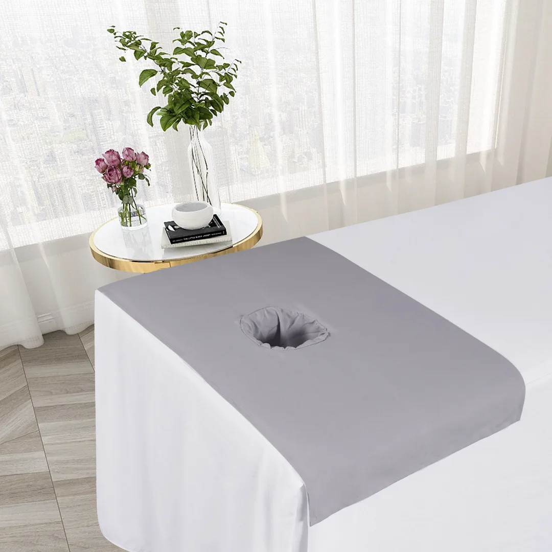 Wick Cotton Salon Head Sheets, Massage Treatment, Beauty Salon Bed Table, Cover Bed Towel, No Hole, 50*90cm, 1Pc 6
