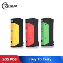 Vehemo двойной USB Черный Многофункциональный DIY Автомобильный скачок стартовый комплект компас автомобильный Электропитание SOS скачок стартовый комплект источник питания