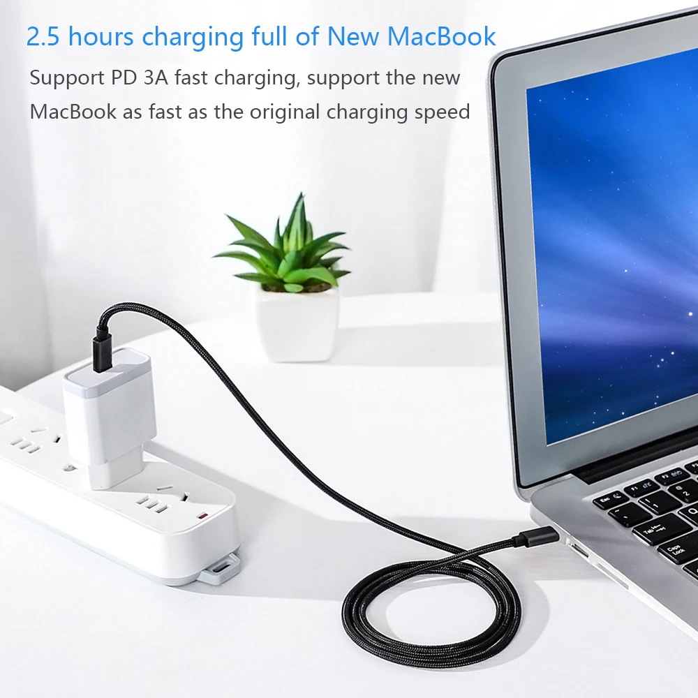 BaySerry usb type C к USB C кабель для samsung Galaxy S8 S9 S10 Plus Redmi K20 Note 7 поддержка PD 60 Вт QC4.0 3A кабель для быстрой зарядки