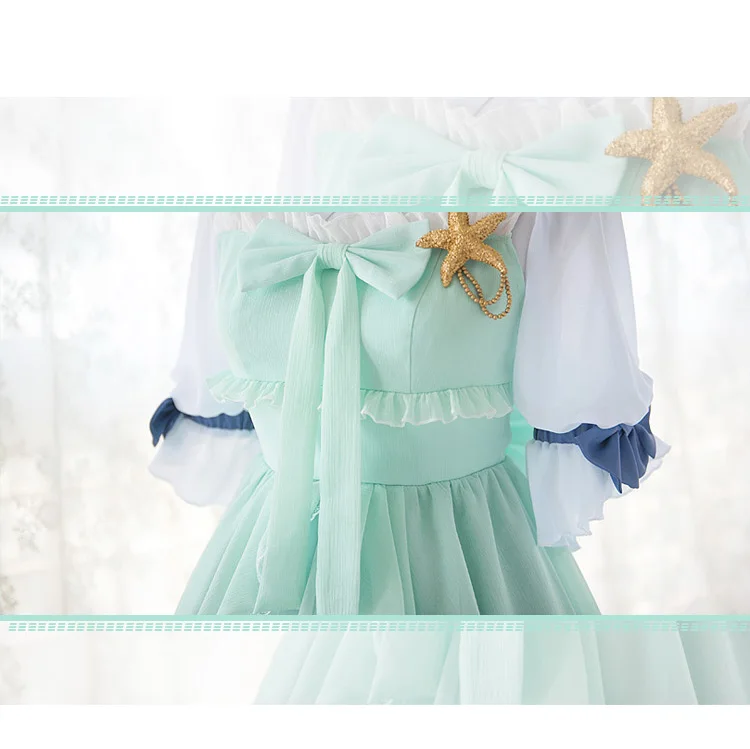 Аниме Cardcaptor Sakura KinomotoI Sakura& Tomoyo маскарадные костюмы Принцесса океан Лолита платье Рождество