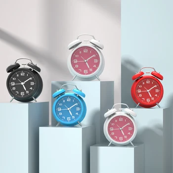 

Glow Alarm Clock Kids Small Novelty Night Light Sleep Machine Alarm Clock for Heavy Sleeper Analog Zegar Home Gadgets XX60AC