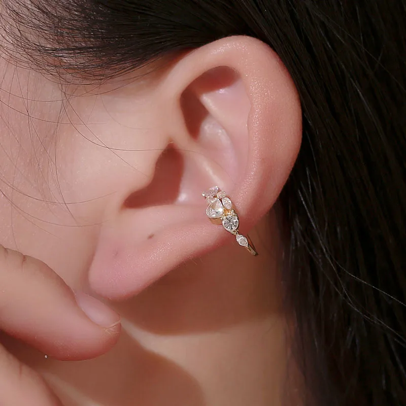 Yobest Jewelry Ear Cuff Clip Earrings Without Piercing Korean Gold Yobest Jewelry Ear Cuff Clip Earrings