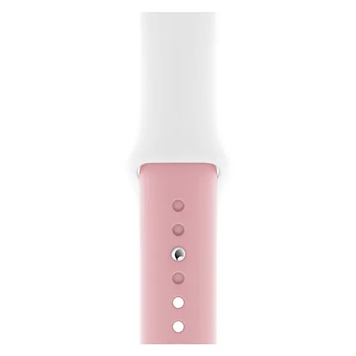 White light pink Старый клиент ремешок для спортивных часов для Apple Watch band 42 мм 38 мм iwatch band 44 мм/40 мм correa pulseira наручный браслет ремень - Цвет ремешка: White light pink