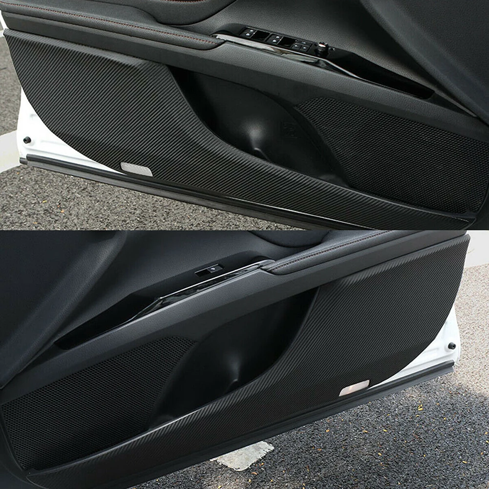 Автомобильная Защитная Накладка для Toyota Camry- из углеродного волокна, защитная накладка на дверь, автомобильные аксессуары