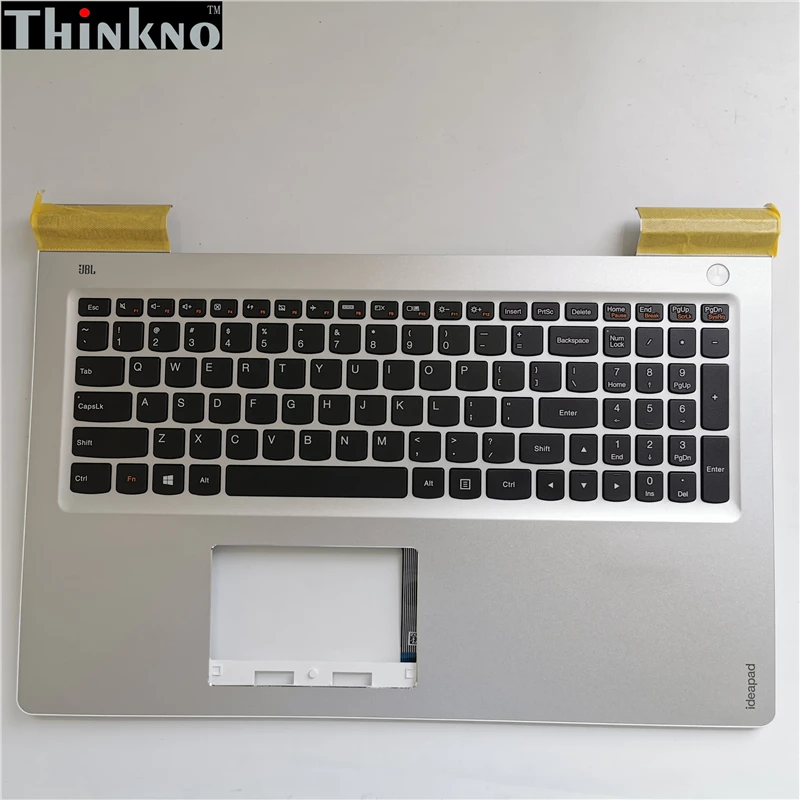 Новинка для LENOVO Ideapad 700-15 700-17isk 700-17 E520-15 E520-17 верхняя крышка с крышкой с американской клавиатурой с ободком серебристый