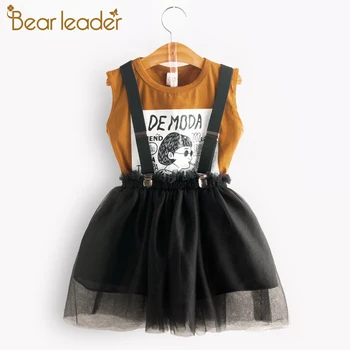 

Bear Leader Children Clothing Summer Toddler Girls Clothes T-shirt Skirt 2pc Outfit Suit Kids Clothes for Girls Clothing Sets