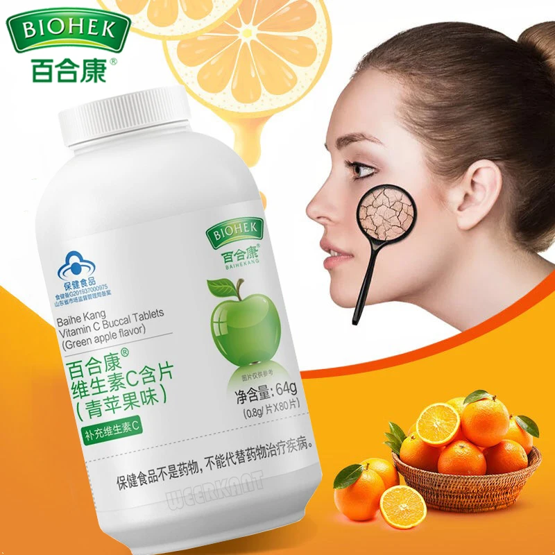 

Vitamin C Chewable Tablets Supplement Natural