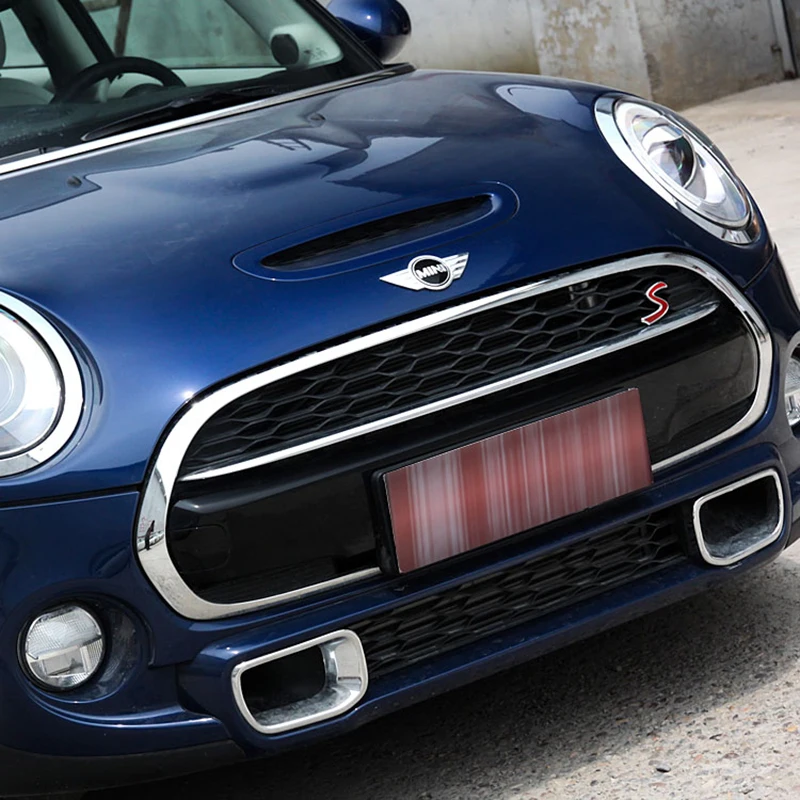Автомобильная наклейка гриль эмблема решетка значок для Mini Cooper S буква Металл