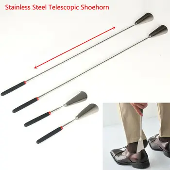 

2020 HOT Selling Functional Telescopic Shoe Horn Extra Long Stainless Steel Shoehorn Adjustable Length High Quality
