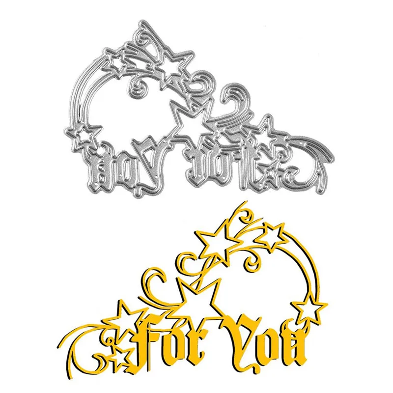 

Eastshape Letter Star Frame Metal Cutting Dies for Scrapbooking Photo Card Making Embossing Stencil DieCut Template 2019 New Die