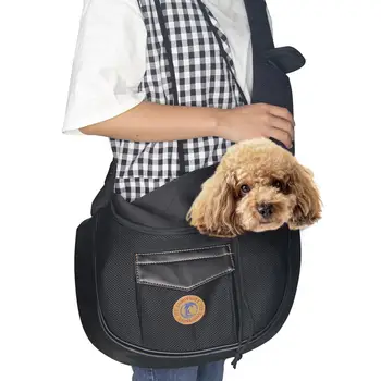 

Dog Cat Carrier Bag Sling Bag Adjustable Puppy Hand-Free Carrier Breathable Portable for Outdoors Use