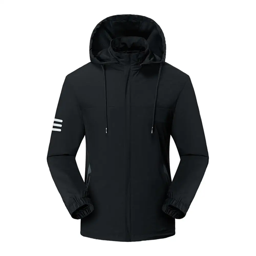 

Mens Autumn Casual Fashion Waterproof Quick-drying Breathable Sport Outdoor Coat Plus Size Windproof Hiking Warm Jackets 2019
