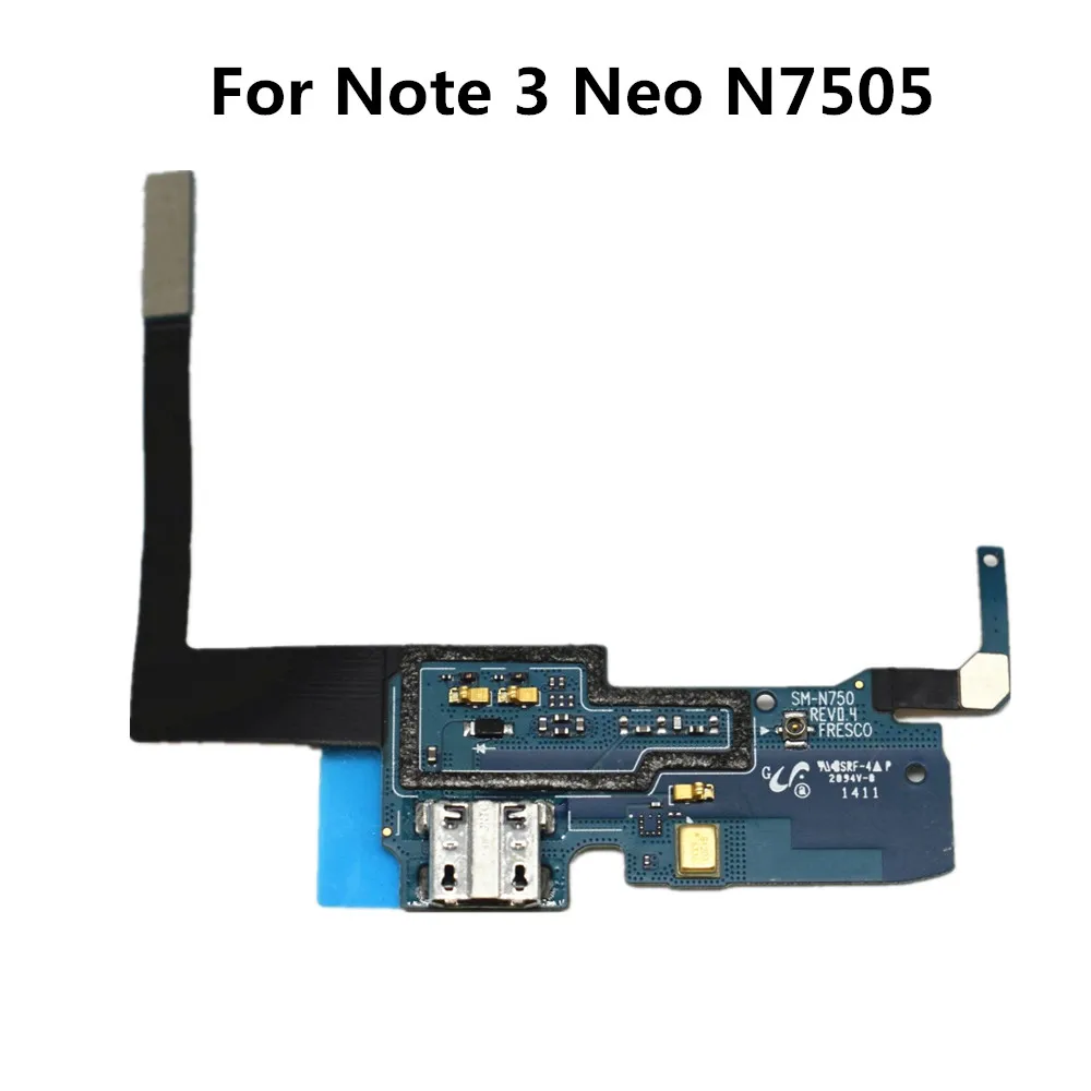 Новый Usb зарядный порт гибкий кабель сменные детали для Note 3 lite neo N7505 N750 | Мобильные