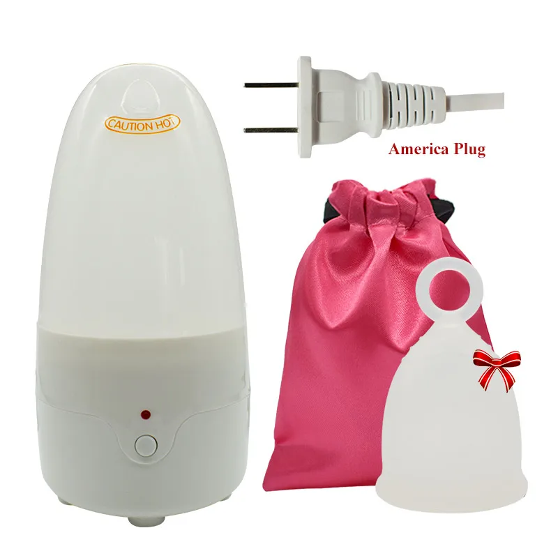 US-sterilizer-cup Menstrual Cup Steam Sterilizer portable sterilizer Health Care Sterilizer to disinfect Menstrual cup Rapid Disinfection Product - Цвет: US-sterilizer-cup